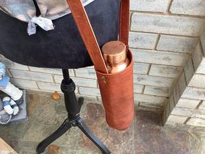 ฝาปิดขวดหนังแท้สำหรับตกแต่งร้านขายไวน์ฝาปิดขวดหนังสีน้ำตาลสำหรับเดินทาง - Product Image 3