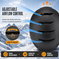 Casque de Ski et Snowboard pour Adultes Grandes Tailles avec Système de Ventilation Homologué CE 1077 et Masque Protection Anti-UV Optimale