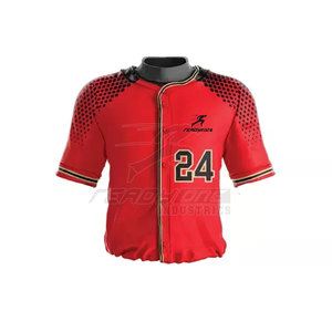 เสื้อเบสบอลระบายอากาศความชื้น wicking สีเหมือนกันชุดสีจาง - Product Image 5