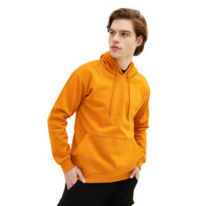 Streetwear 100% Sudadera con capucha de algodón Peso pesado Grueso Transpirable Personalizable Anti-Shrink Liso Teñido Sudaderas con capucha de color en blanco OEM - Product Image 1