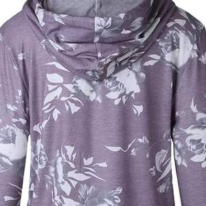 Sublimación personalizada Impresión logotipo Casual liso en blanco suave suelto Unisex sólido algodón polar francés Terry mujeres Sudadera con capucha de gran tamaño - Product Image 4