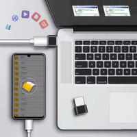 Adaptateur OTG USB-C femelle vers USB-A mâle en métal, nouveau
