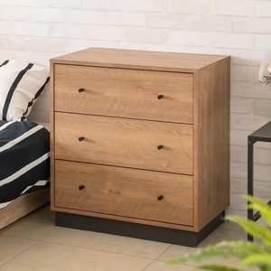 Muebles de armario de dormitorio modernos de uso en apartamentos con tablero de partículas de almacenamiento/acabado laminado de papel MDF - Product Image 4