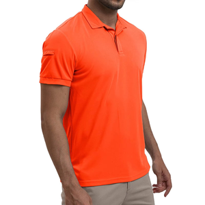 Vente chaude Grande Taille Prix de Gros Hommes Nouvelles Chemises De Golf Décontracté Confortable Plus De La Taille Polo Uni T-shirts Pour Hommes - Product Image 2