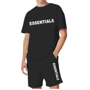 Traje deportivo de ocio de verano para hombre, camiseta de manga corta y pantalones cortos, chándales de ocio para correr, conjunto de 2 piezas - Product Image 6