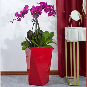 Pot de fleurs en plastique, grands pots de luxe pour hôtel, jardin, macetas, vernis pâtisserie, pour l'intérieur et l'extérieur, idéal comme <span class=keywords><strong>cadeau</strong></span> de noël - Product Image 3
