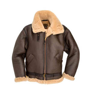 Blouson aviateur en peau de mouton R.A.F pour homme - Product Image 1