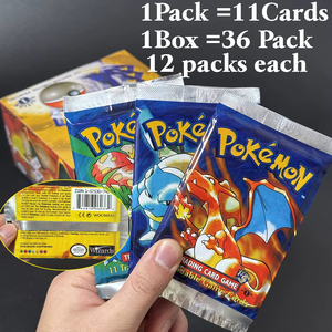Boîte de boosters Pokémon Base Set-Jungle-Fossil TCG 1ère Édition, Boîte de boosters MTG TCG, Porte-cartes de jeu Pokémon, Top Loaders - Product Image 2