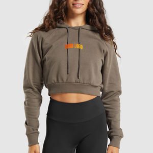 เสื้อฮู้ดดี้ผู้หญิงทรงหลวมแบบดรอปโชว์เดอร์  ผ้าฟลีซคอตตอน 100% คุณภาพสูง สไตล์สตรีทแวร์ - Product Image 1