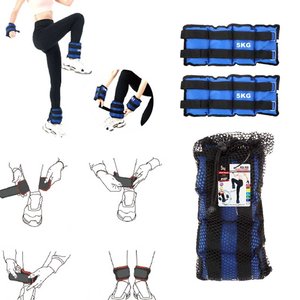 * OUTLET * 2 pz 5kg pesi da polso e caviglia con chiusura in Velcro-casa e giardino/sport e tempo libero - Product Image 1
