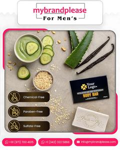 Savon Exfoliant au Charbon pour Hommes 300g – Gommage Doux Médicinal pour Éliminer les Peaux Mortes – Étiquette Personnalisée Disponible – Soins de la Peau - Product Image 3