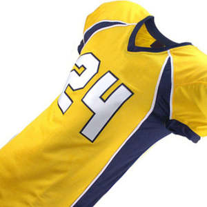 Uniforme de fútbol americano profesional 100% poliéster de secado rápido transpirable manga corta nombre de equipo personalizado todas las estaciones ropa deportiva - Product Image 3