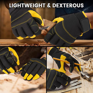 Guantes de trabajo para hombre para tareas diarias de labor, ensamblaje, reparación y mantenimiento que ofrecen comodidad, ajuste flexible y seguridad para las manos. - Product Image 6