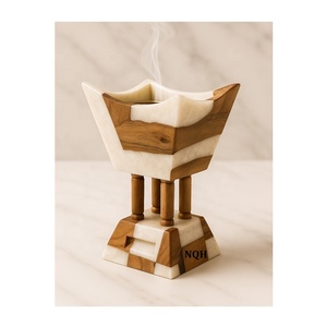 เตาเผาบัคฮูร์ไม้กระถินเทศพรีเมียมเคลือบอีพ็อกซี่เรซิ่น |   เครื่องหอมอูดทำมือสุดหรู |   โมเดิร์น อโรมาเธอราพี มุบคห์บาร์ ของตกแต่งบ้าน - Product Image 1