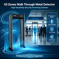 Porte détectrice de métaux industrielle avec détection précise à 63 zones et système de contrôle intelligent