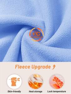 Chaqueta de lana con cierre de cremallera de diseño Polar suave y ligera para mujer, chaqueta estampada de algodón transpirable, bolsillos prácticos de talla grande - Product Image 4