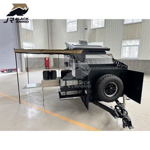 Nhỏ Trailer offroad remolque Camper giá di động du lịch trailers cắm trại trên bánh xe Popup Tiny Pop Up 4x4 - Product Image 5
