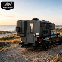 Cabine de Camper Hilux para Caminhonete, Cabine de Moradia para Caminhonete, Caixa de Camper Pop-up para Caminhonete, Camper Deslizante para Caminhonete, Acampamento ao Ar Livre