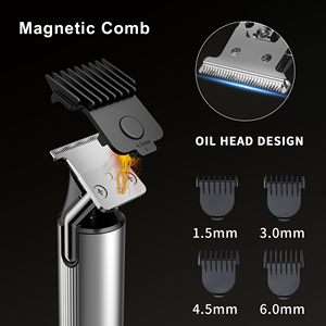 Tondeuse à barbe professionnelle sans fil à lame en T, tondeuse à cheveux de précision rechargeable avec fonction étanche (IPX7) - Product Image 3