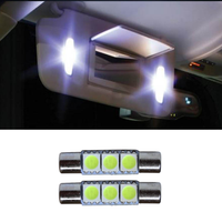 HYUGA LED 5050 SMD Festoon Innenraumleuchte 12V Auto-Glühbirne Ersatz Dachbeleuchtung Universell Passend Modell 3MCX-51 1 Jahr