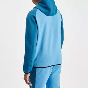 Chándales de hombre con logotipo personalizado de mejor estilo, conjuntos de Jogger de etiqueta privada, forro polar de algodón de punto para invierno, atuendo informal, venta de fábrica - Product Image 4