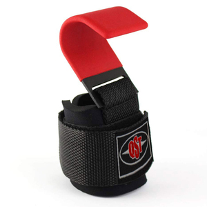 ตะขอสำหรับงานหนักพร้อมสายรัดข้อมือแบบปรับได้สำหรับผู้ชายและผู้หญิงที่ยกน้ำหนักยิมมือจับป้องกันมือบริการ OEM - Product Image 2