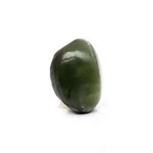 Pierre naturelle œil de tigre œil de chat de haute qualité 13,36 carats, taille personnalisée, coupe ovale polie, couleur vert-brun, certifiée IGI - Product Image 2