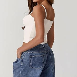 Débardeur confortable pour femme pour Gym Fitness respirant Active Wear Style décontracté bas prix en stock fabriqué par Dressports - Product Image 3