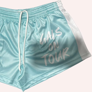 Personnalisé de haute qualité 100% Polyester Rugby Shorts hommes grande taille femmes Hot Footy Shorts taille élastique écologique personnalisé - Product Image 5