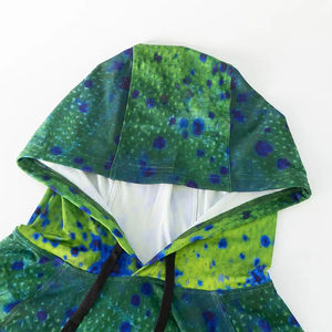 Impreso botón ventilado camisas de pesca al por mayor sublimado hombres mujeres damas jóvenes sublimación impresión Unisex OEM camisa personalizada - Product Image 2