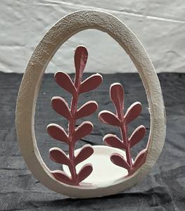 Bougeoirs chauffe-plat en aluminium blanc uni pour la décoration de Noël à la maison - Product Image 6