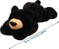 Ours en peluche lesté avec doublure en maille pour enfants sensoriels - Apaisement, confort, relaxation et concentration