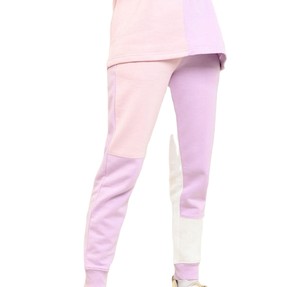 Conjunto de chándal informal de forro polar de 2 piezas unisex de gran tamaño con hombros caídos, top corto y pantalones con capucha, OEM - Product Image 6