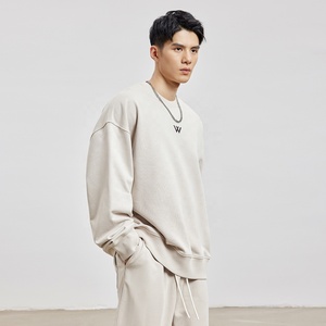 Sweat-shirt unisexe en coton de haute qualité, col rond, imprimé personnalisé, broderie, sweat-shirt pour femme, sweat-shirt pour homme - Product Image 3