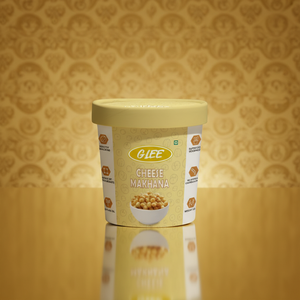Nueces de Makhana Horneadas con Queso, Textura Dura, Saladas, Bajas en Grasa, Snack Indio Saludable, 30g, Caja de Papel, Listo para Comer - Product Image 2