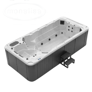 Nouveau design de Monalisa Grand spa de nage en acrylique de <span class=keywords><strong>5</strong></span> <span class=keywords><strong>m</strong></span>ètres <span class=keywords><strong>Piscine</strong></span> extérieure en fibre de verre avec filtre et couvercle - Product Image 3