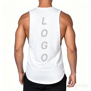 Débardeur de sport pour homme, col rond, personnalisé, vente en gros, respirant, pour l'entraînement physique - Product Image 6