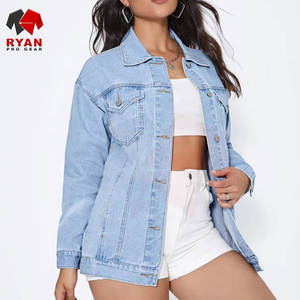 Chaqueta Vaquera de Alta Calidad para Mujer con Costuras Limpias, Diseño Sólido y Ajuste Cómodo para el Día a Día - Product Image 4