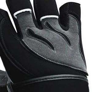 Recién llegado, guantes de levantamiento de pesas de cuero de estilo superior, logotipo personalizado y diseño, característica transpirable, el mejor Material - Product Image 6
