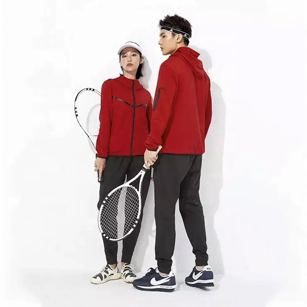 Ensemble deux pièces survêtement surdimensionné pour femme, sweat-shirt à capuche personnalisé, couleur unie, vêtements de sport pour homme