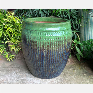 Vietnam antigüedades cerámica esmaltada estilo Atlántico jarrón decorativo macetas hogar vivero al aire libre jardinería Artificial - Product Image 3