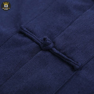 Uniformes profesionales de Kung Fu artes marciales Karate ropa Botón de rana elástico jiu jitsu kimono Kung Fu uniforme Unisex - Product Image 3