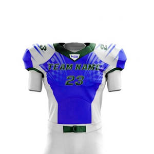 Uniforme de Fútbol Americano de Alta Calidad, Ropa de Equipo, Material Duradero, Manga Corta, Transpirable, Impresión por Transferencia de Calor, Nombre del Equipo Personalizado - Product Image 4