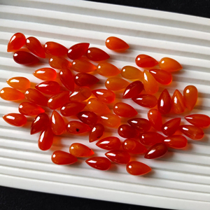 100% naturel cornaline pierres précieuses lisse non percé larmes paires naturel cornaline larme lâche pierres précieuses paire pour bijoux haut - Product Image 2