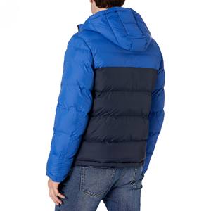 Manufacturer Wholesale 2 Tone Casual Street Winter <b>Hood</b> <b>Puffer</b> <b>Jacket</b> Custom <b>Waterproof</b> Down <b>Puffer</b> <b>Jacket</b> for MenDDP Shipping - Product Image 5