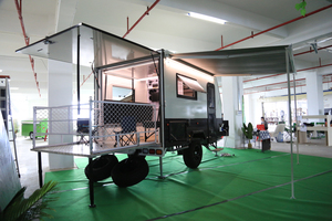 Caractéristique pliable moderne de la <span class=keywords><strong>mini</strong></span> caravane 4x4 de remorque <span class=keywords><strong>hybride</strong></span> convertible légère - Product Image 2