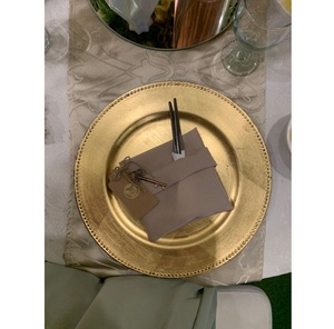 Assiette de présentation en acier inoxydable, couleur argent, écologique et durable, MOQ 100 pièces, expérience culinaire élégante et luxueuse - Product Image 6