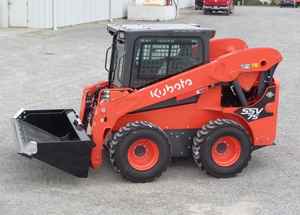2025 Kubota SSV75 Minicargador sobre orugas con tracción en las ruedas 4x4 y accesorio de cubo usado Carga nominal de 1-5 toneladas - Product Image 6