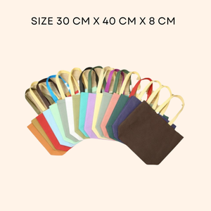 กระเป๋าสะพายไหล่อเนกประสงค์แบบมีสไตล์กระเป๋าผ้านอนวูฟเวนพร้อมด้ามจับแข็งแรงเป็นมิตรต่อสิ่งแวดล้อมกระเป๋านักช้อปตามสั่งสำหรับการสร้างแบรนด์ - Product Image 2