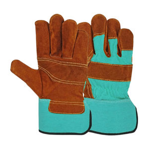 Gants de travail de soudure en cuir anti-chimique, manchette de sécurité arrière, paume patchée, gants respirants résistants à la déchirure, nouvel arrivage - Product Image 4